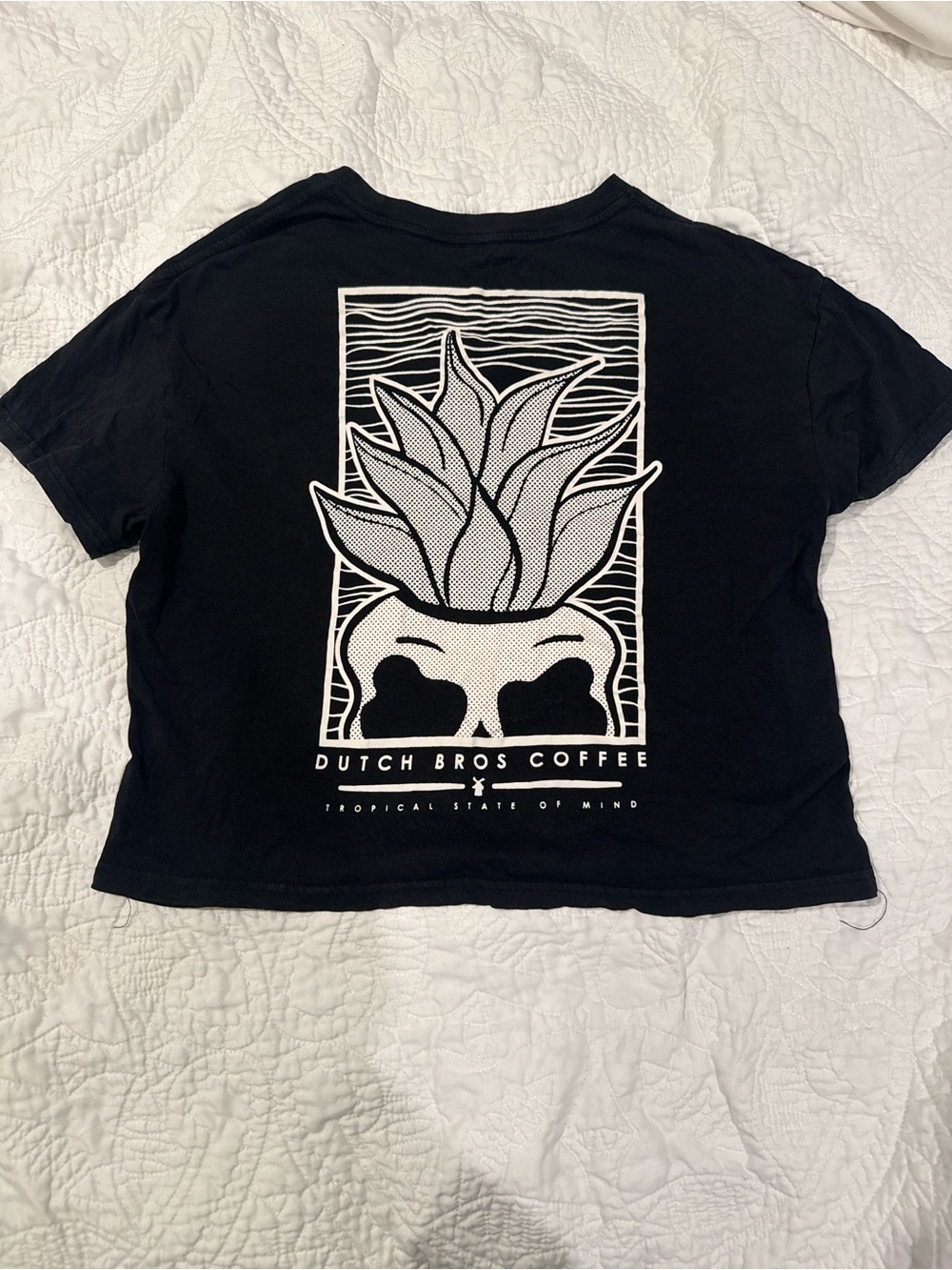 VTG Dutch Bros Cropped Tee
